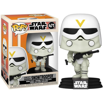 Funko Pop! Star Wars (471) Concept Series Snowtrooper Vinyl Figure 9Cm Statuetta