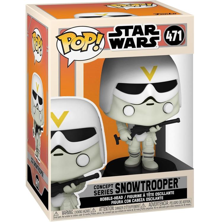 Funko Pop! Star Wars (471) Concept Series Snowtrooper Vinyl Figure 9Cm Statuetta