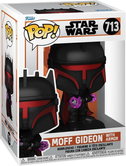 Funko Pop ! Star Wars - (713) Moff Gideon With Armor Vinyl Figure 9Cm Statuetta