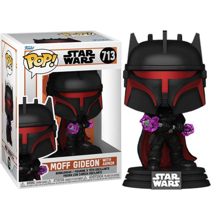 Funko Pop ! Star Wars - (713) Moff Gideon With Armor Vinyl Figure 9Cm Statuetta