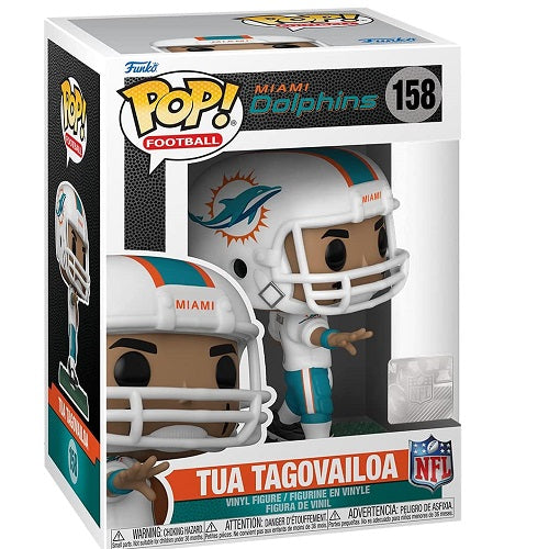 Funko Pop Nfl Dolphins 158 Tua Tagovailoa Football Vinyl Statua Actione Figure