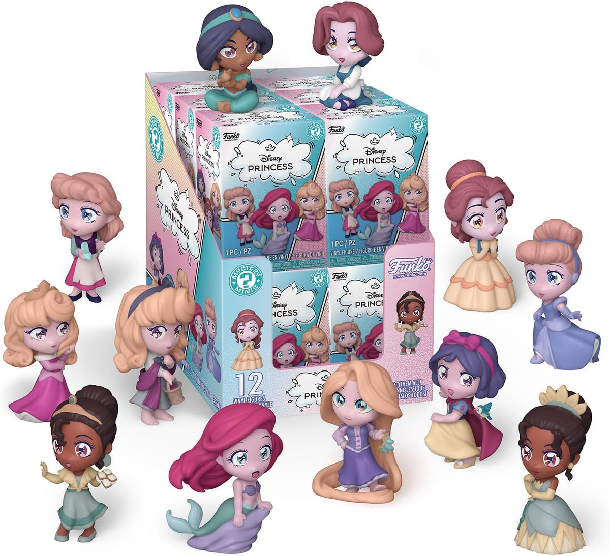 Funko Mystery Minis: Disney Princess Manga (1pz Random) Mini Figure Da Collezione