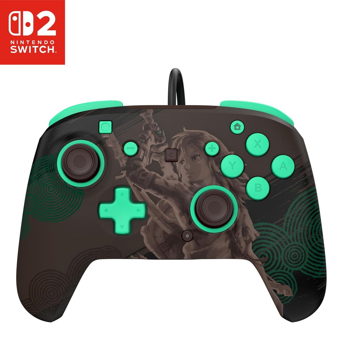Turtle Beach - Rematch - The Legend of Zelda Controller Nintendo Switch 2, Funziona anche con Nintendo Switch/Oled