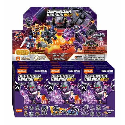 Blokees Transformers - Defender Version 06 (Brutal Fang) 12 Action Figure Incluso 1 Special Type (Box Intero) 71406