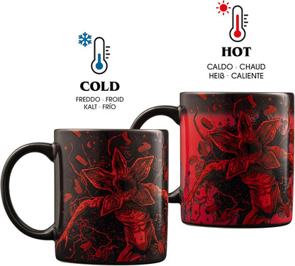 Bialetti - Tazza in Ceramica Stranger Things Termo Sensibile Mug 300 ml