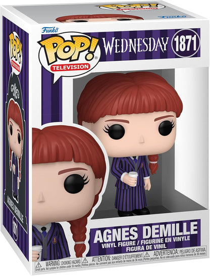 Funko Pop! Television: Wednesday (1871) Agnes DeMille - Vinyl Figure 9cm