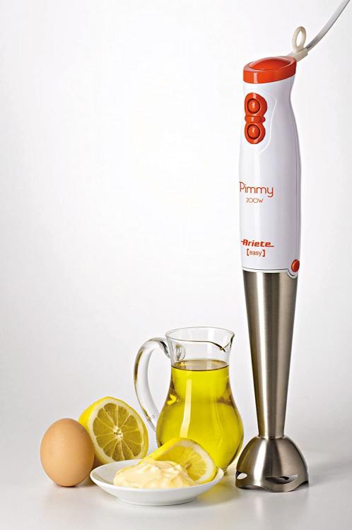 ARIETE FRULLATORE AD IMMERSIONE LAMA IN ACCIAIO 200W COCKTAIL FRULLATI PIMMY