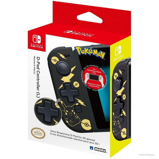Hori Joy-Con D-Pad Pikachu Black&Gold Edition Pokémon Controller Nintendo Switch