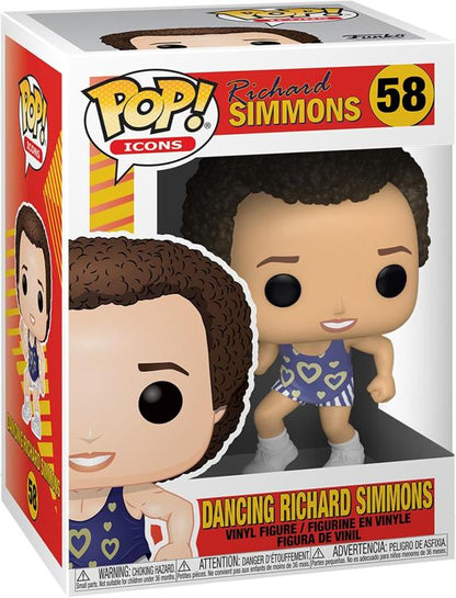Funko Pop Icons - Richard Simmons (58) Dancing Richard Simmons Vinyl Figure 9Cm