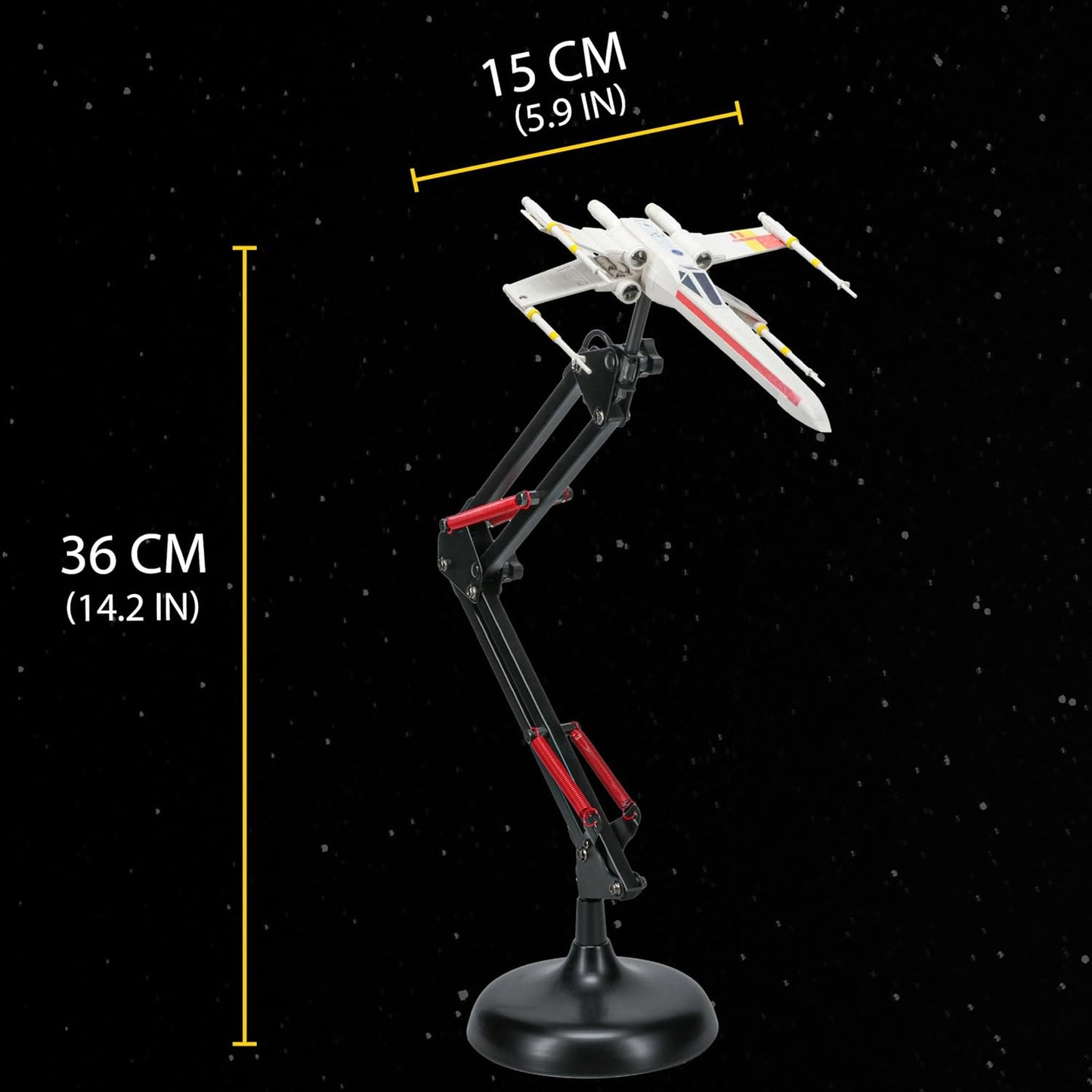 Paladone Lampada Star Wars X-Wing Posable Desk Light Scrivania Led Desk