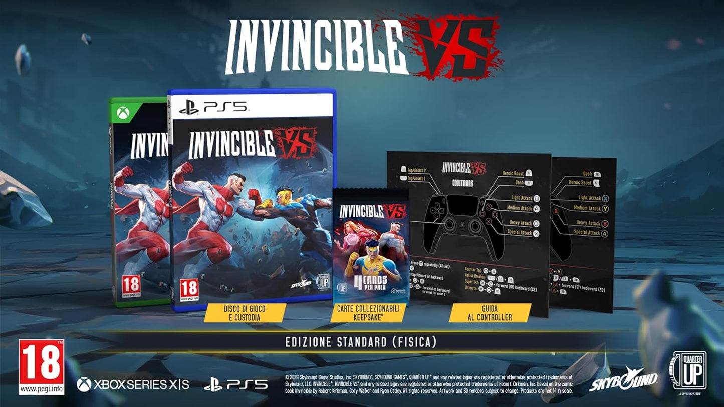 Invincible VS Ps5 Videogioco PAL ITA Playstation 5 Nuovo Sigillato (Preordine)