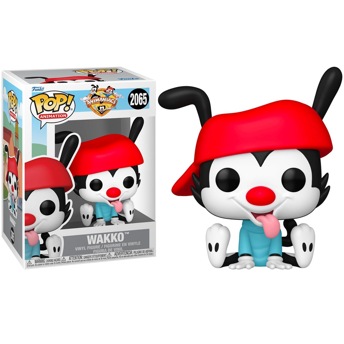 Funko Pop! Animation Animaniacs (2065) Wakko - Vinyl Figure 9cm