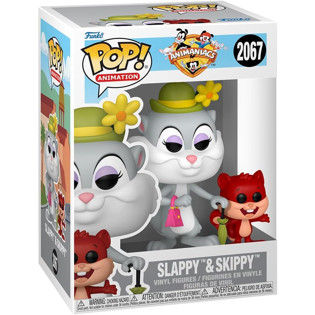 Funko Pop! Animation Animaniacs (2067) Slappy & Skippy - Vinyl Figure 9cm