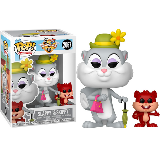 Funko Pop! Animation Animaniacs (2067) Slappy & Skippy - Vinyl Figure 9cm