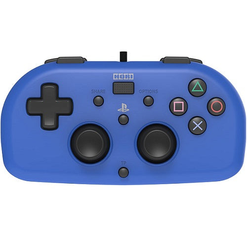 Joypad Hori Minipad Ps4 Wired Con Filo Blu Controller Ufficiale Playstation 4