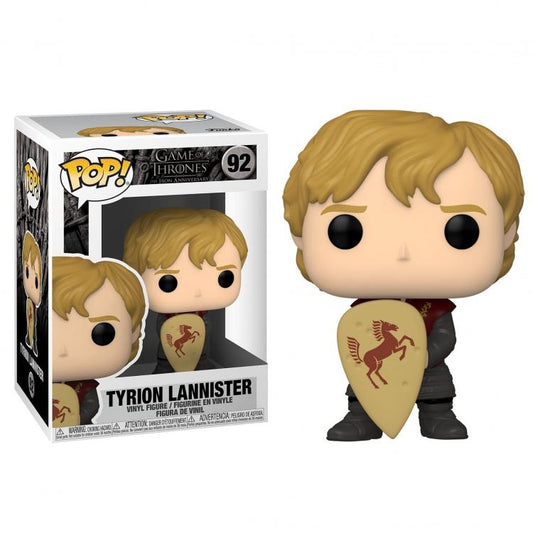 Funko Pop ! Game Of Thrones - (92) Tyrion Lannister Trono Di Spade Figure 9cm