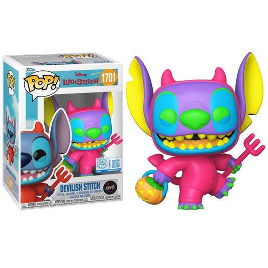 Funko Pop! Disney Stitch (1701) Devilish Stitch CHASE - Vinyl Figure 9cm