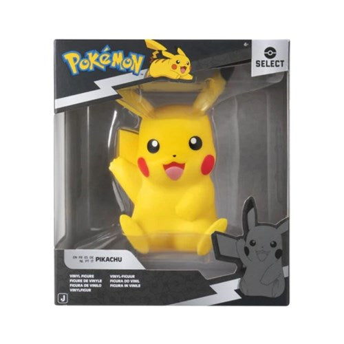 Jazwares - Pokemon Select (Pikachu)  - Vinyl Action Figure Statuetta 12 Cm in Vinile da Collezione - Serie 14