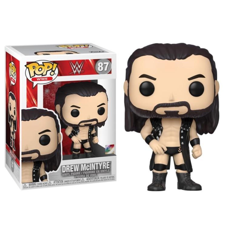 Funko Pop ! Wwe - (87) Drew Mcintyre Vinyl Figure Wrestling 9Cm Nuovo In Stock