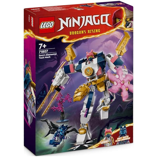 Lego Ninjago Mech Elemento Tech Di Sora 71807 + 2 Mini Figure Costruzione 209Pz