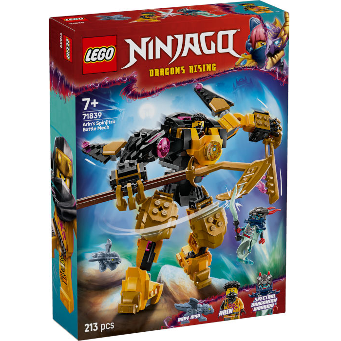 Lego - Ninjago 71839 (Battle Mech Spinjitzu di Arin) 213 pz 7+ Costruzioni