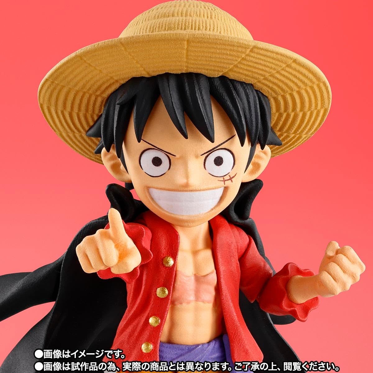 Bandai Tamashii Nations S.H. Figuarts: One Piece Monkey D. Luffy - Figure Articolata 9cm