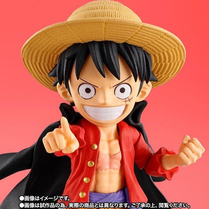 Bandai Tamashii Nations S.H. Figuarts: One Piece Monkey D. Luffy - Figure Articolata 9cm