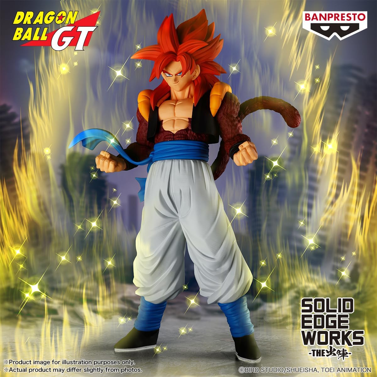 Bandai Banpresto Dragon Ball GT: Gogeta (Super Saiyan 4) Statua Da Collezione - Figure 20cm PVC