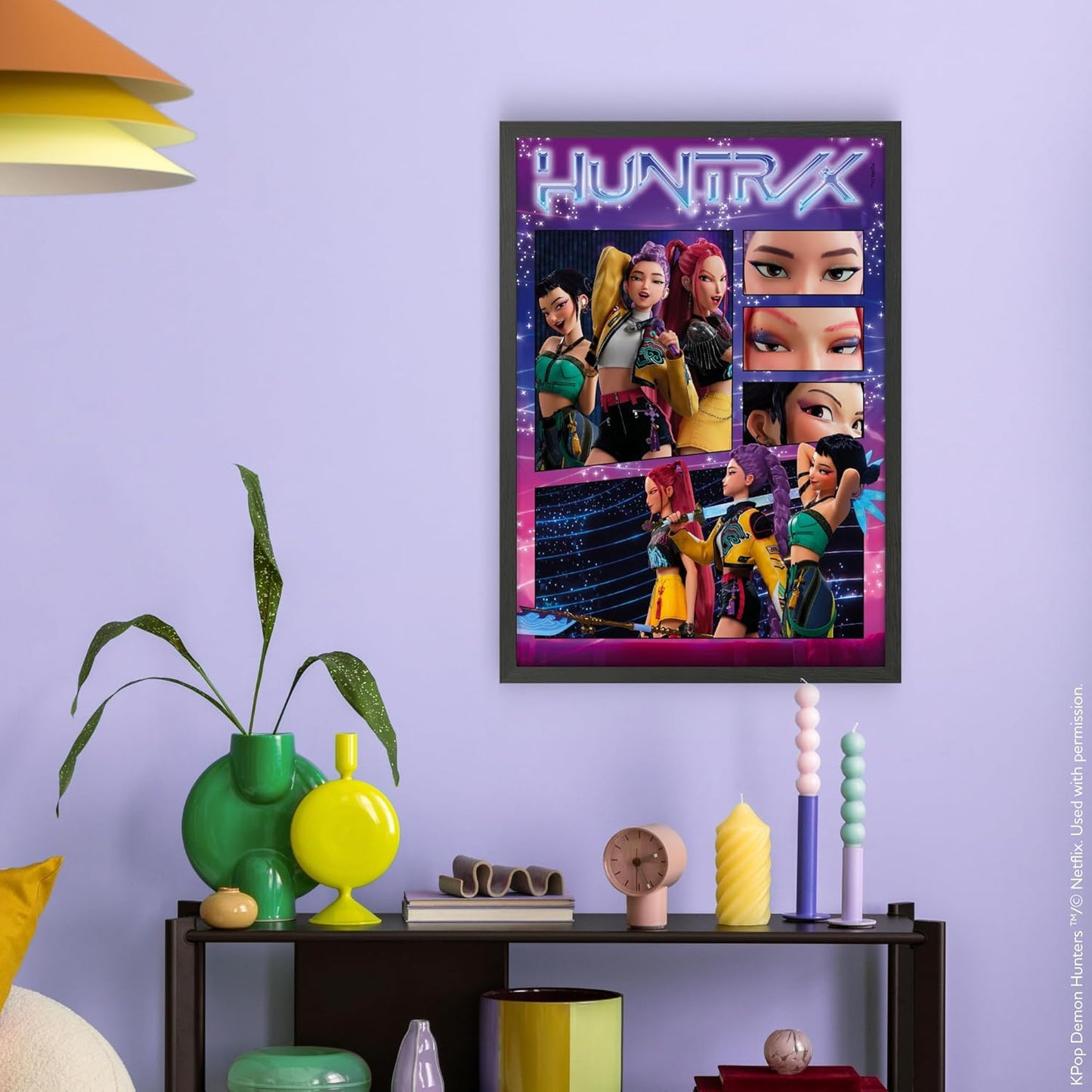 Clementoni Puzzle KPop Demon Hunters Huntrix 1000 Pezzi Puzzle Adulti + Poster Incluso