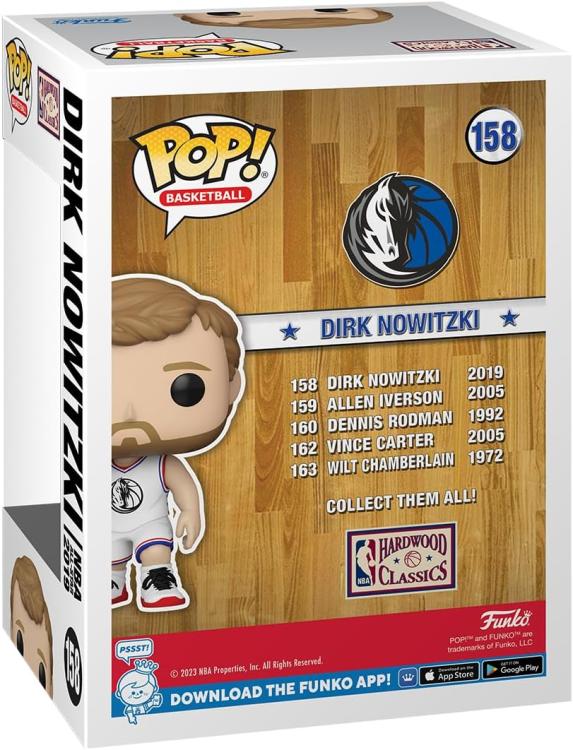 Funko Pop ! Basketball Nba All Stars - (158) Dirk Nowitzki (2019) Figure Mavs