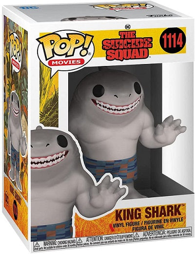 Funko Pop Movies King Shark (1114) Suicide Squad Dc Comics Netflix Vinyl Figure