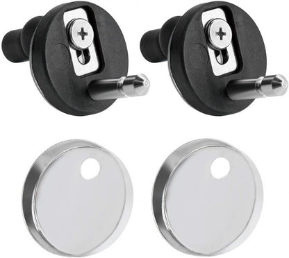 CERNIERE PER WC SUPPORTI COPRIWATER UNIVERSALI CHIUSURA SOFT AMMORTIZZATA 79573