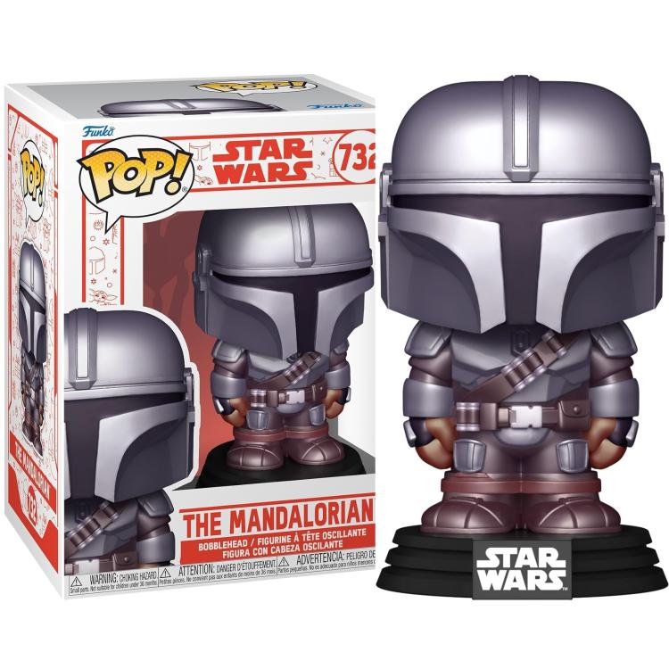 Funko Pop ! Star Wars (732) The Mandalorian Vinyl Figure 9Cm Statuetta Statua