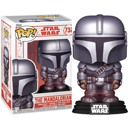 Funko Pop ! Star Wars (732) The Mandalorian Vinyl Figure 9Cm Statuetta Statua