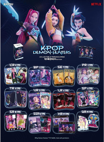 K-Pop Demon Hunters Kayou – Espositore Energy Edition 001 Serie 1-A Booster Box (12 Pack) Inglese
