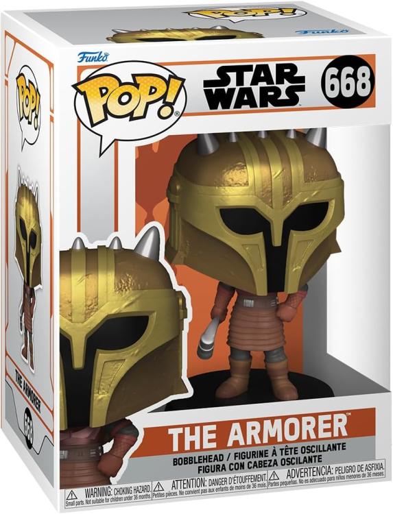 Funko Pop! Star Wars - The Mandalorian S9 (668) - The Armorer Vinyl Figure 9Cm