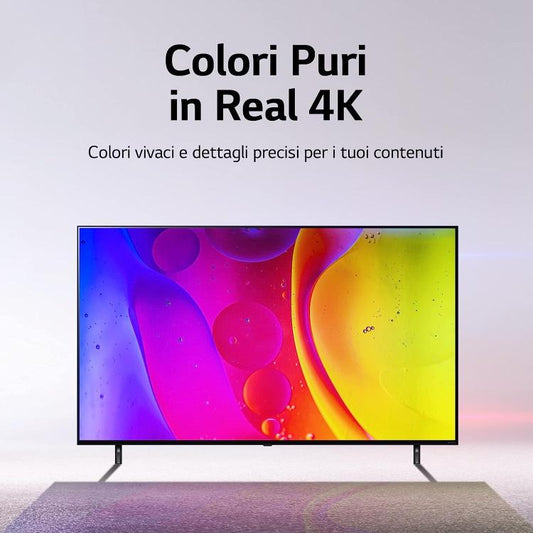 Lg Nanocell 50" Smart Tv Uhd 4K Hdr 50Nano766Qa Wi-Fi Web Os Wi-Fi Google Alexa
