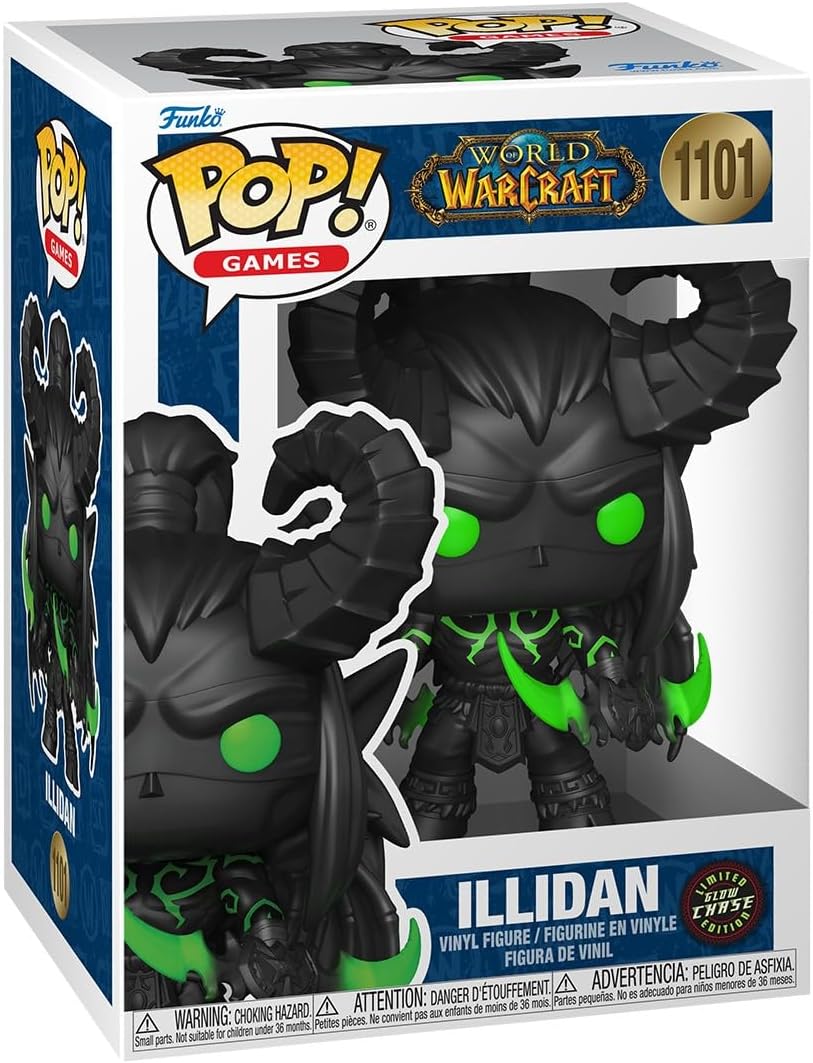 Funko Pop! Games: World Of Warcraft (1101) Illidan (Chase Edition) Vinyl Figure 9cm