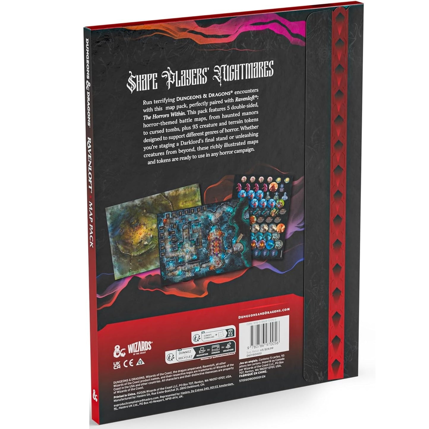 Dungeons & Dragons - Ravenloft - The Horrors Within - Pack di mappe (Versione Inglese)