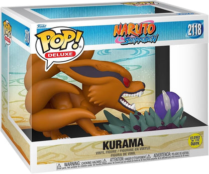 Funko Pop ! Deluxe Naruto Shippuden - (2118) Kurama (Glow) Figure 16Cm Anime