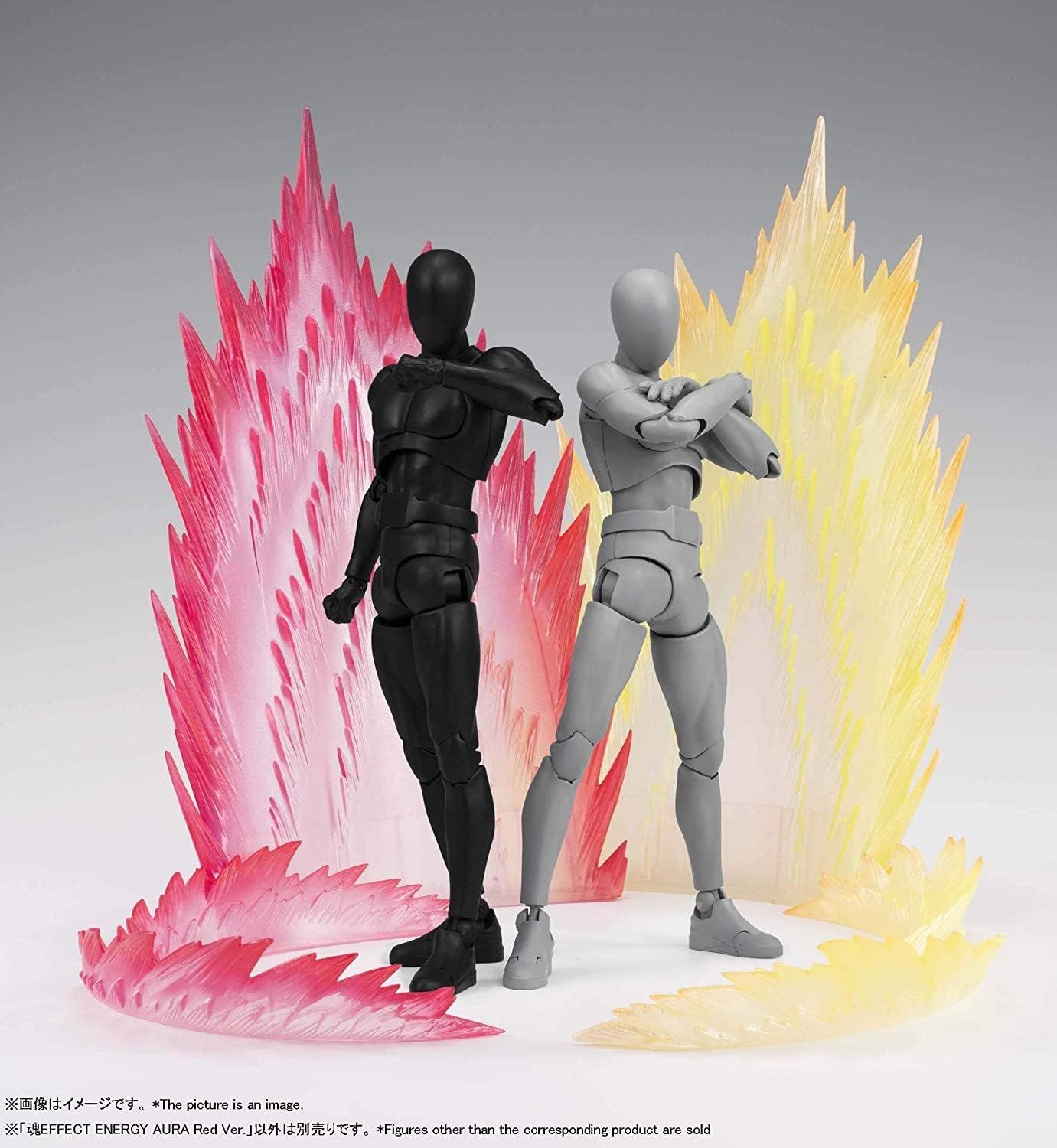 Bandai Tamashii Nations: Effect Energy Aura (Red) - Action Figure Accessory 20cm