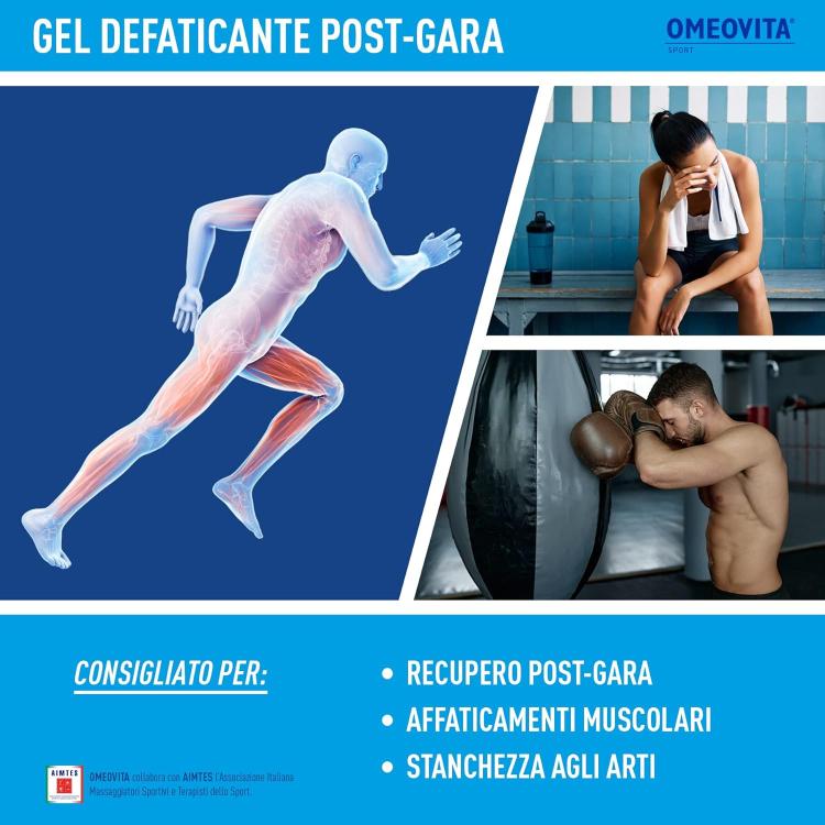 Omeovita Sport Gel Defaticante Effetto Freddo Rinfrescante E Rilassante 150Ml