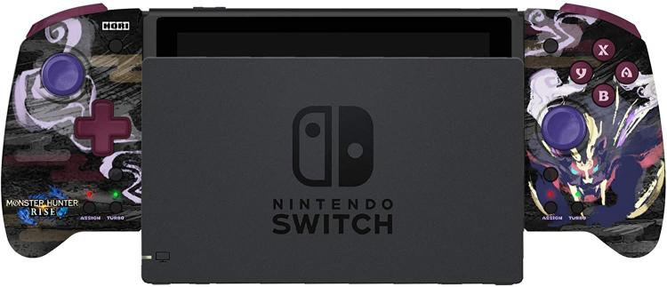 Hori Split Pad Pro Controller Monster Hunter Rise Ufficiale Nintendo Switch