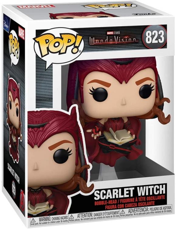 Funko Pop ! Marvel Wandavision -  (823) Scarlet Witch Figure Vinyl Bobble 9Cm