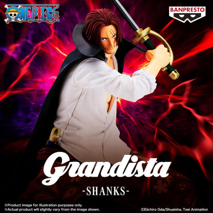 Banpresto Grandista One Piece: Figurland Shanks - Figure 22cm PVC Da Collezione