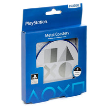 Paladone Playstation Metal Coasters Sottobicchieri In Metallo PS5 - Tinplate Ufficiale