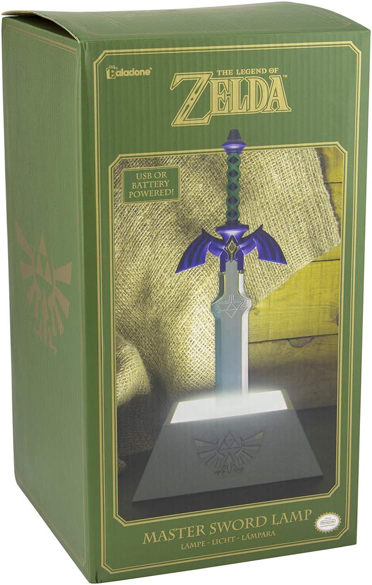 Paladone - The Legend of Zelda - Mini Master Sword Light Lampada Comodino 10W