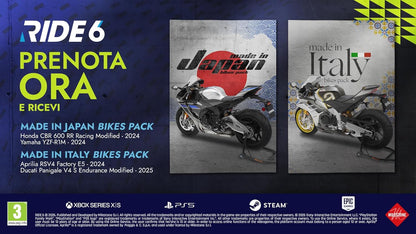 Ride 6 Day One Edition Ps5 Videogioco Moto Italiano Corse Gioco Playstation 5