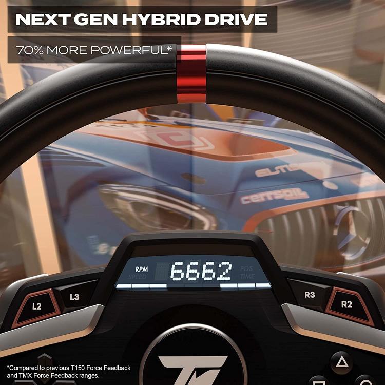 Thrustmaster Volante T248 + Pedaliera Hybrid Drive Pc /Ps4 / Ps5 Display Gara F1