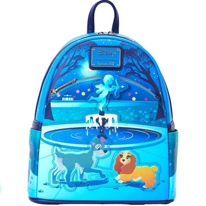 Funko Loungefly Disney Zaino Lady And The Tramp 70Th Anniversary Mini Backpack